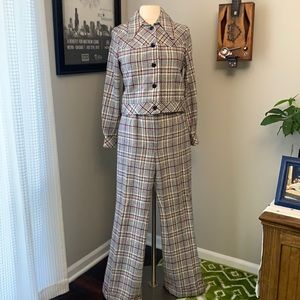 Vintage 2-Piece Jacket/Pant by College Town